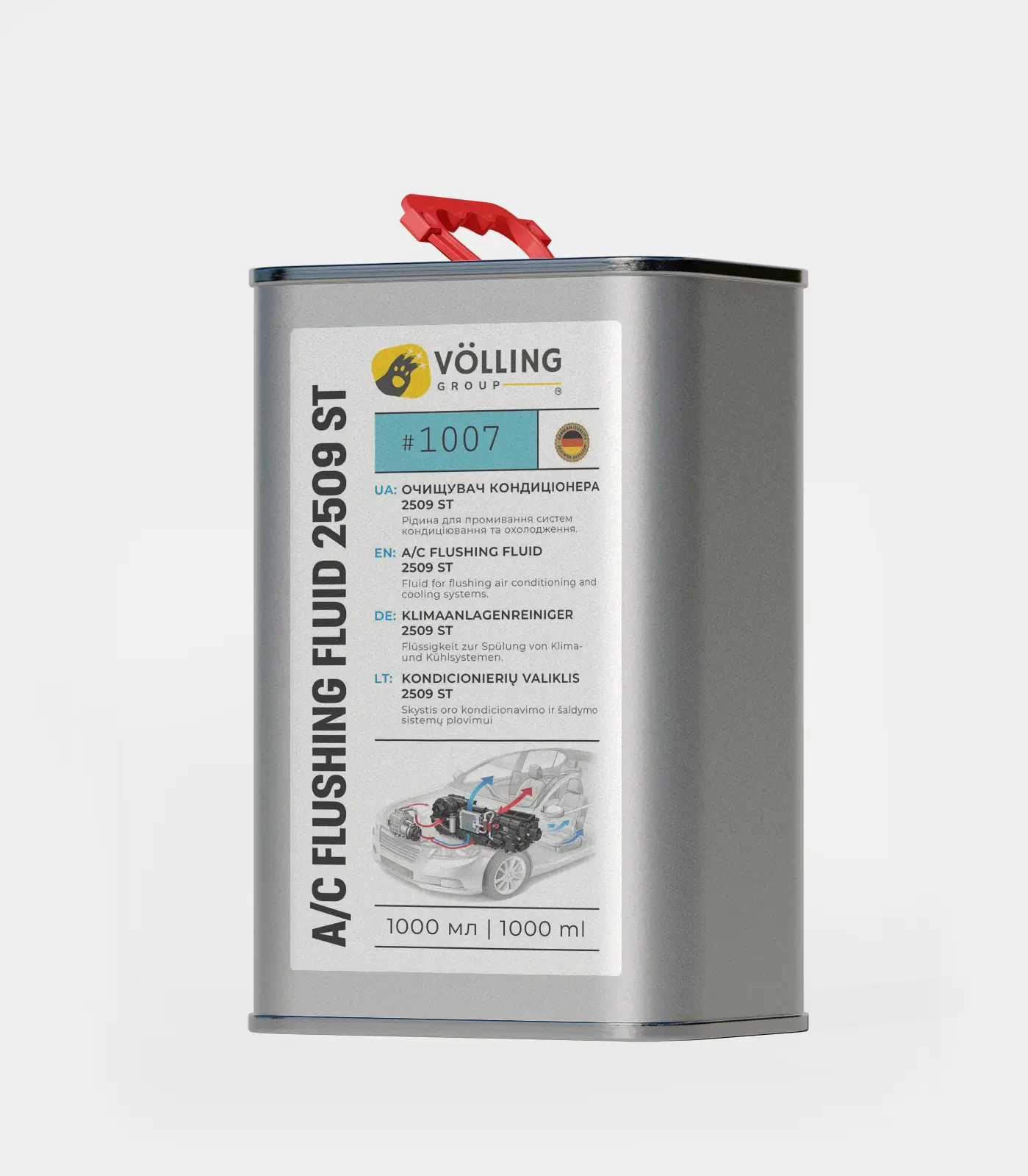 1007-vollinggroup-01 Очищувач кондиціонера 2509 ST Рідина для промивання систем кондиціювання та охолодження. - Зображення 1